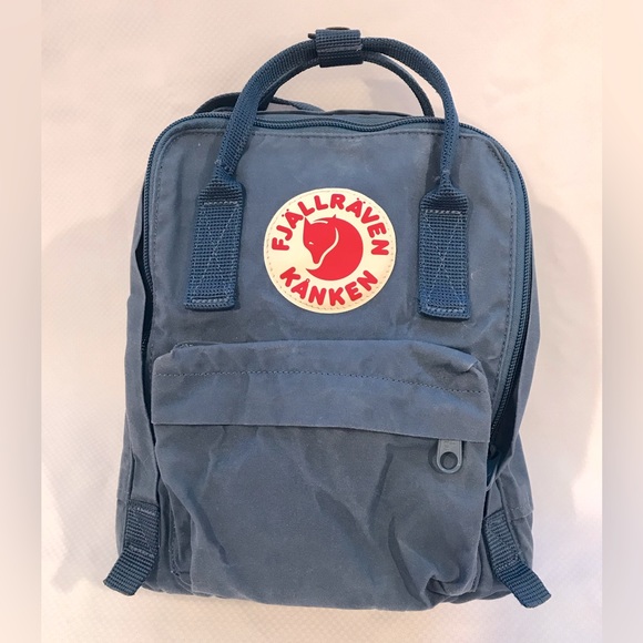 FJALLRAVEN KANKEN Mini Backpack Blue Pre owned very good condition - Picture 1 of 8